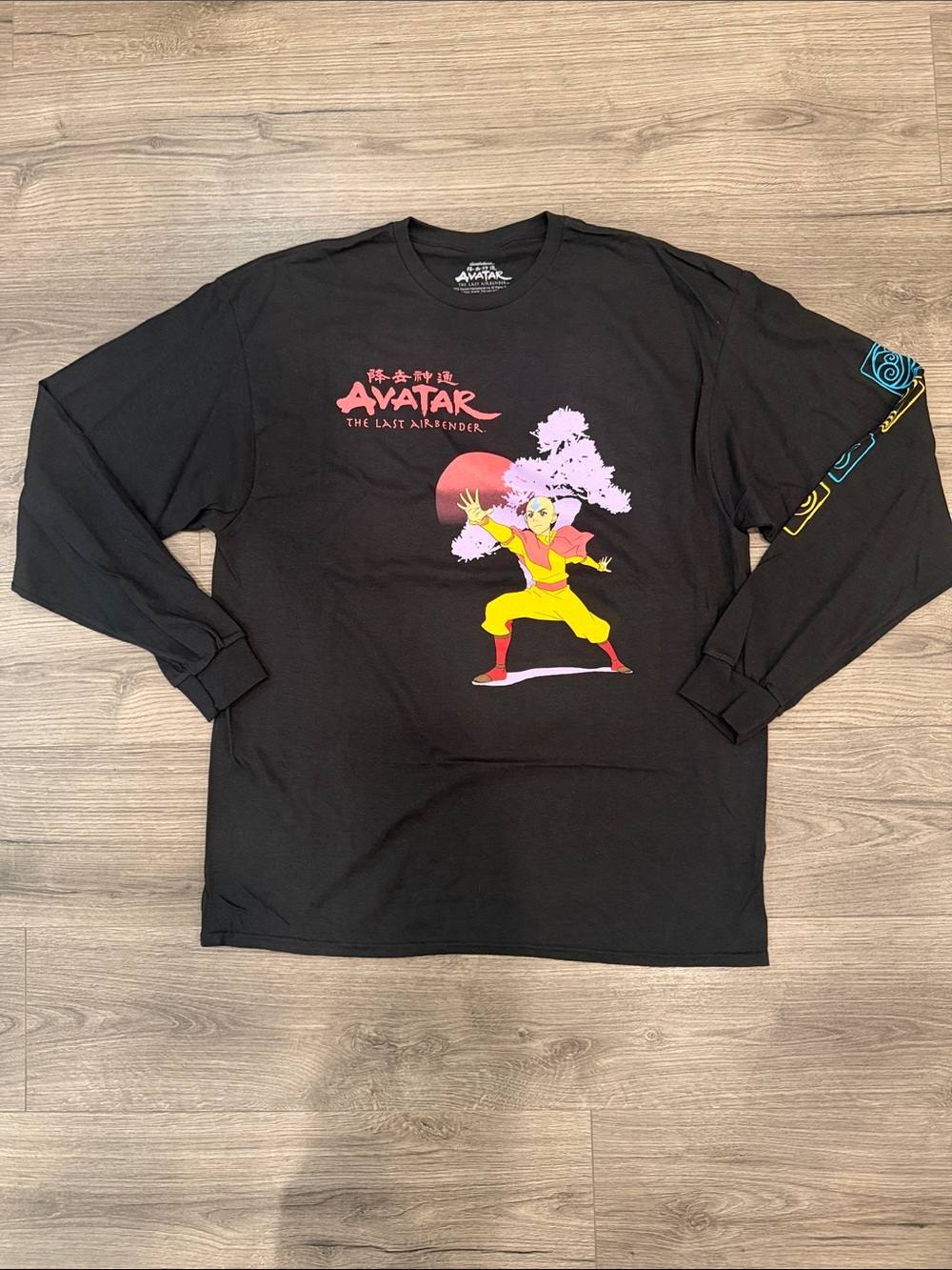 Nickelodeon Avatar The Last Airbender Long Sleeve Tee Men’s Size Extra Large